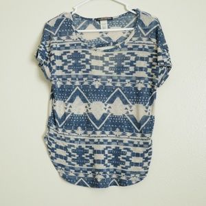 Aztec Print Shirt